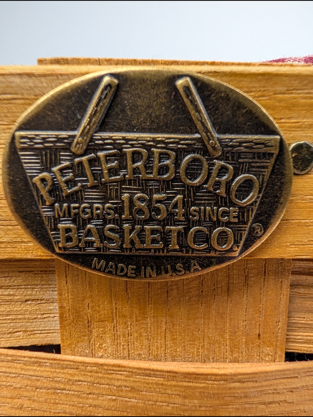 Peterboro Large Mail Basket/Liner/Protector, Vintage Retired - Picture 2 of 14